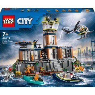 Конструктор детский ТМ Lego Полицейский остров-тюрьма (60419), комбинированый
