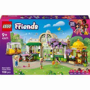 Конструктор Lego Friends Кофейня с растениями и цветочный магазин (42671), комбинированый