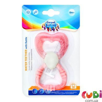 Погремушка-зубогрызка с водой Волшебная палочка - розовая (56 152_pin) Canpol babies