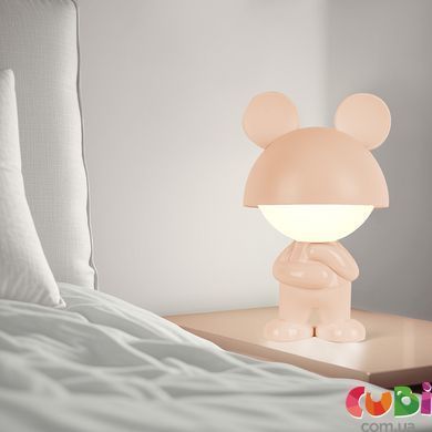 Світильник-нічник LED з акумулятором Kite Dreamy Mouse K25-315-2-4, персиковий