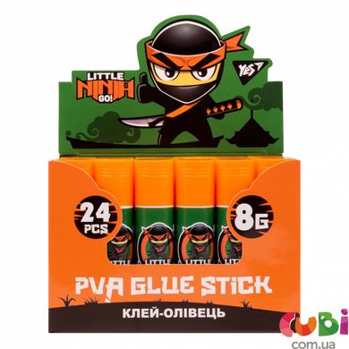 Клей-олівець YES 8г, PVA Ninja, 320283