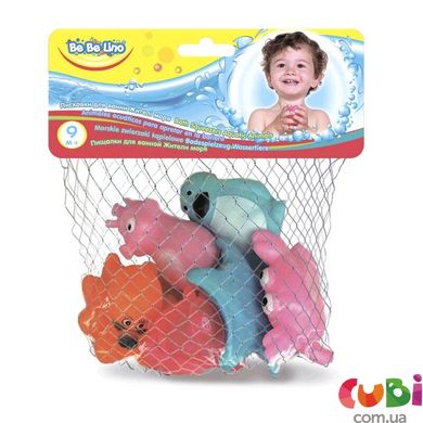 Набір іграшок для купання Жителі моря (укр. Упаковка), BeBeLino