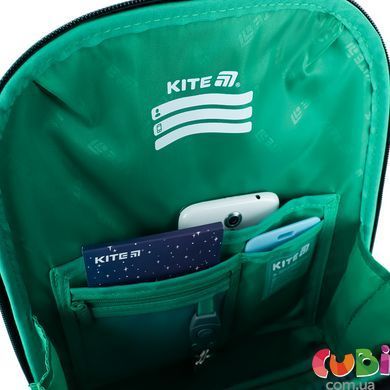 Рюкзак школьный каркасный Kite Education Hot Wheels (HW26-555S), Чорний