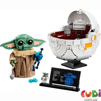 Конструктор Lego Star Wars Ґроґу в повітряній колисці (75403), комбінований