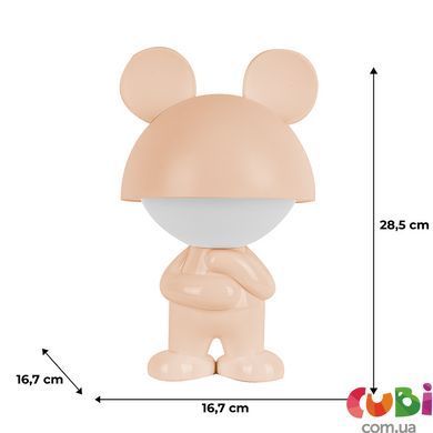 Світильник-нічник LED з акумулятором Kite Dreamy Mouse K25-315-2-4, персиковий