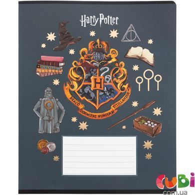 Зошит шкільний Kite Harry Potter (HP26-232), 12 аркушів, клітинка