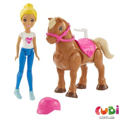 Игровой набор Barbie On the GO Кукла с пони (FHV60)