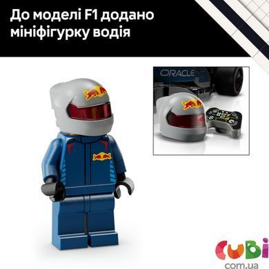 Конструктор LEGO Автомобіль для перегонів F1&reg; Oracle Red Bull Racing RB20 (77243), комбінований