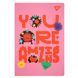 Тетрадь Yes А4/40 л. с вырубкой "You are amazing", клетка (682017)