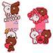 Закладки магнітні Yes "Line Friends Sweet heart", 2шт (708107)