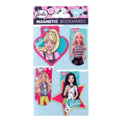 Закладки магнитные YES "Barbie", вырубка, 4шт (707406)