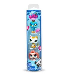 Ігровий набір LITTLEST PET SHOP &ndash; НАСТРІЙ МІСТА (3 фігурки, аксес.), комбінований