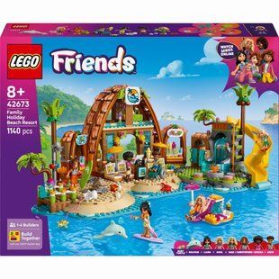 Конструктор Lego Friends Пляжный курорт для семейного отдыха (42673), комбинированый