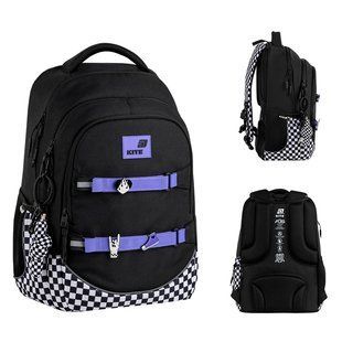 Рюкзак Kite Education teens 727L (K26-727L), чорний, принт
