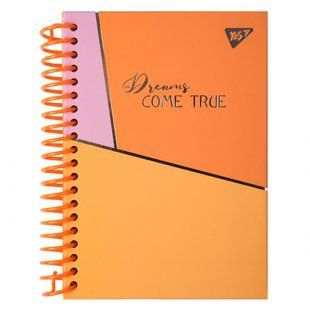Блокнот YES А6 64 7БЦ cпіраль Dreams come true,лінія (152032)