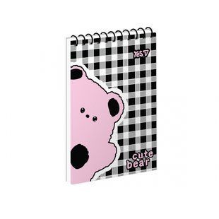 Тетрадь для записей Yes А7/80 ед.спираль "Cute bear" ВДЛ (152358)