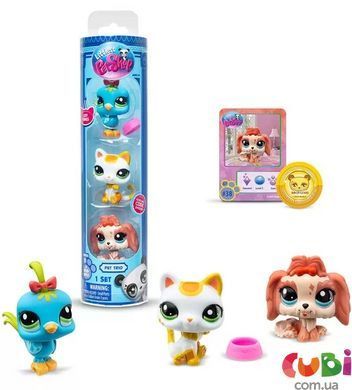 Ігровий набір LITTLEST PET SHOP &ndash; НАСТРІЙ МІСТА (3 фігурки, аксес.), комбінований