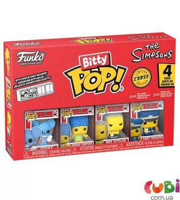 Набор игровых фигурок BITTY POP! cерии "Симпсоны" - ЩЕКОТКА (4 фигурки в асс.)