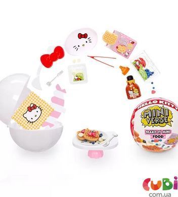 Игровой набор MINIVERSE серии "Sanrio" S1 &ndash; СОЗДАЙ ВКУСНЯШКИ В СТИЛЕ ХЕЛЛОУ КИТТИ (в ассорт, в дисп)