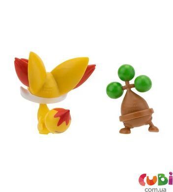 Набір ігрових фігурок Pokemon W16 - Фенекін і Бонслай, комбінований
