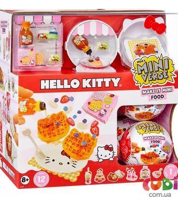Игровой набор MINIVERSE серии "Sanrio" S1 &ndash; СОЗДАЙ ВКУСНЯШКИ В СТИЛЕ ХЕЛЛОУ КИТТИ (в ассорт, в дисп)