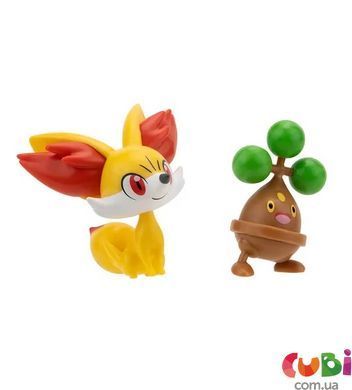 Набір ігрових фігурок Pokemon W16 - Фенекін і Бонслай, комбінований