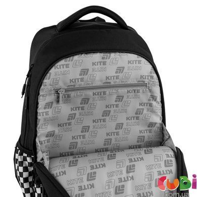 Рюкзак Kite Education teens 727L (K26-727L), чорний, принт