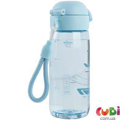 Пляшечка для води Kite, 480 мл, блакитна (K25-1236-2)