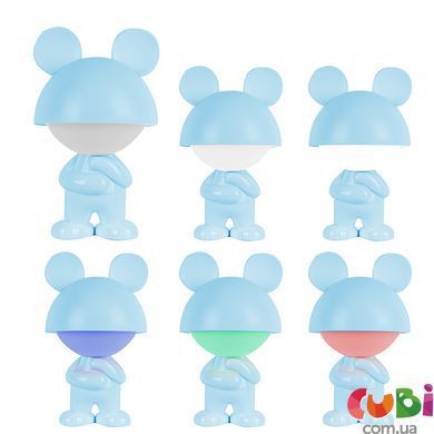 Світильник-нічник LED з акумулятором Kite Dreamy Mouse K25-315-2-3, блакитний