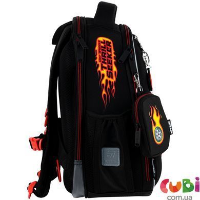 Рюкзак каркасный школьный Kite Education Hot Wheels HW25-555S, комбинированый