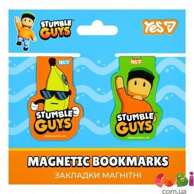 Закладки магнитные Yes "Stumble Guys Heroes", 2шт (708747)