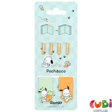 Набір магнітних закладок з фігурними скріпками Kite Pochacco (PC2)6-495