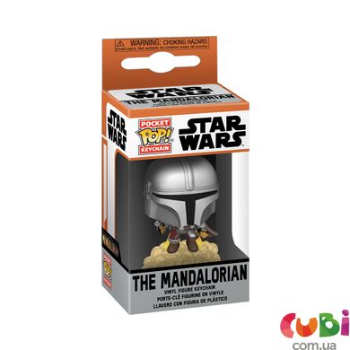 Игровая фигурка на клипсе FUNKO POP! cерии "Мандалорец" – МАНДАЛОРЕЦ С БЛАСТЕРОМ