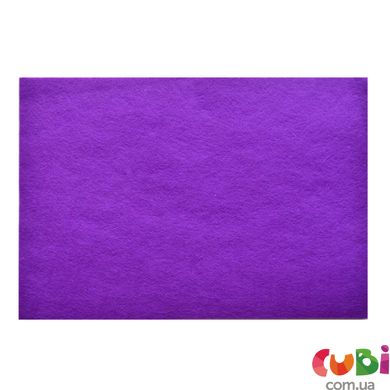 Фетр жорсткий, пурпурний, 21*30см (10л) (741828)