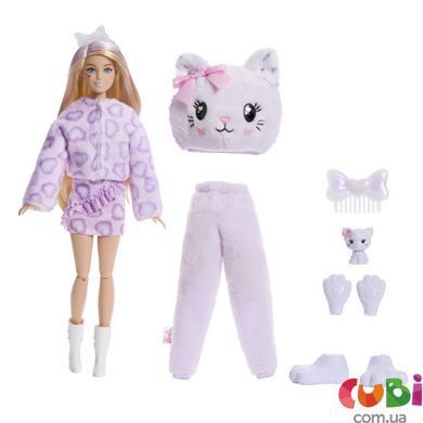 Кукла Barbie Cutie Reveal серии Милые бантики &ndash; котенок (JJP64)