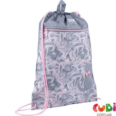 Набір рюкзак + пенал + сумка для взуття WK 583 Kitty, рожевий, сірий