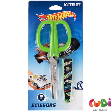 Ножницы в футляре Kite Hot Wheels HW21-124, 13 см