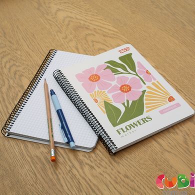 Тетрадь для записей Yes А5/80 ед. спираль "Flowers" (152292)