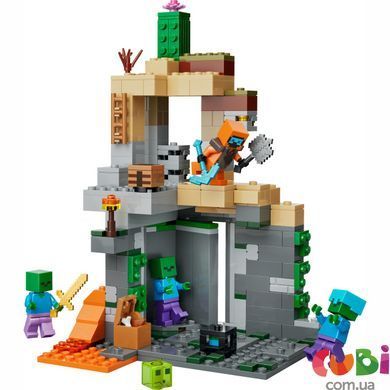 Конструктор Lego Minecraft Подземелье зомби (21587)