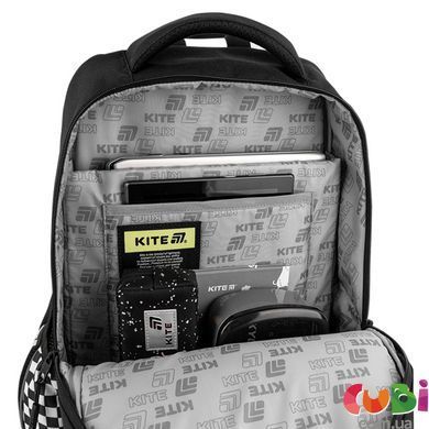 Рюкзак Kite Education teens 727L (K26-727L), чорний, принт