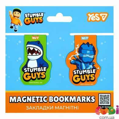 Закладки магнитные Yes "Stumble Guys Heroes", 2шт (708747)
