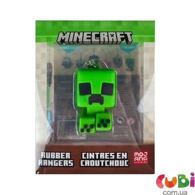 MINECRAFT Гумова фігурка з підвіскою