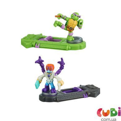 Набор для поединка Донателло и Бакстер TMNT (Ракушки-ниндзя). Игровой набор TM "Akedo"
