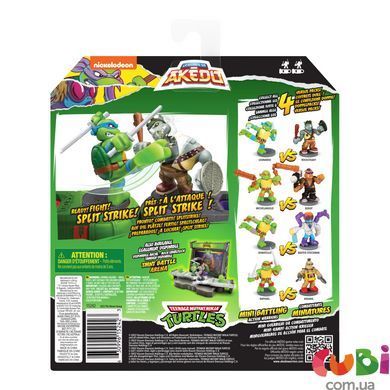Набор для поединка Донателло и Бакстер TMNT (Ракушки-ниндзя). Игровой набор TM "Akedo"