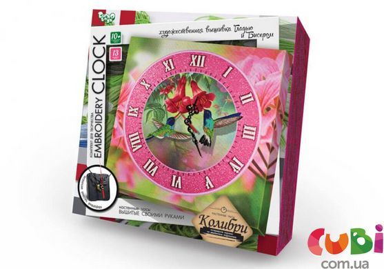 Набор для творчества DANKO TOYS Embroidery clock Вышивка гладью (EC-01-01, 02, 03, 04, 05)