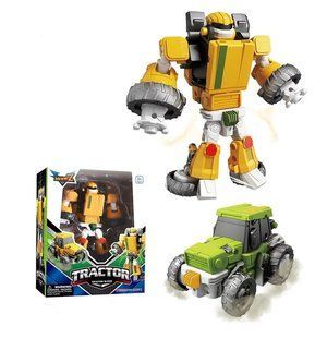 Игрушка DIY TOYS Робот-трансформер - Трактор, CJ-2290464, комбинированый