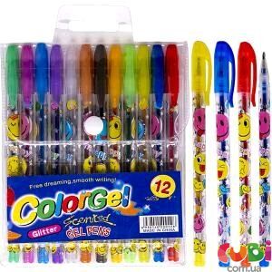 Набір ручок ароматизованих гелевих 12 кольорів (805-12)