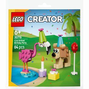 Конструктор Lego Creator Чарівна вечірка тваринок до дня народження (30715)