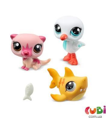 Игровой набор LITTLEST PET SHOP &ndash; НАСТРОЕНИЕ ОСТРОВА (3 фигурки, аксесс.), комбинированый