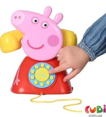 Іграшка-каталка на мотузочці Peppa &ndash; телефон Пеппи, комбінований
